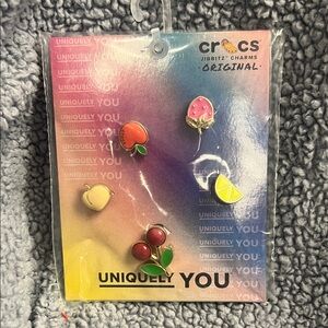 CROCS Fruit-Themed Jibbitz Charms Set